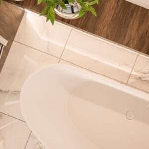 Marble Bathroom Tiles <br><span class="ata_title">Arctic White Marble</span> 1 5000 Marble Bathroom Tiles Arctic White polished honed 1 1