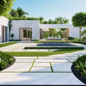 8000-Grass-Pavers-Snow-White-Marble-Honed-Sandblasted-Leather