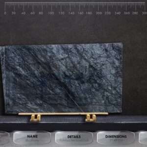 2000 Pineta Black Marble Slab dark polished honed 6