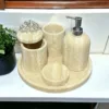 Traverten Banyo Seti-5 2 Travertine Bathroom Set