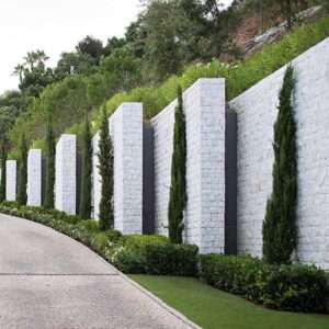 Mermer Patlatma <br><span class="ata_title">Muğla Beyazı Mermer</span> 2 marble split face wall