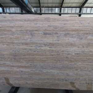 Medium brown travertine